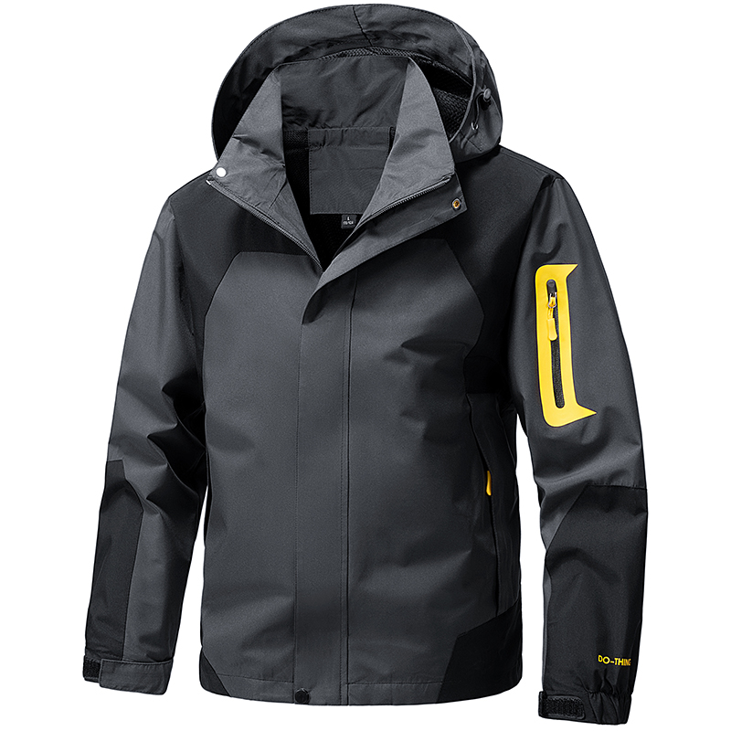 Camping Cooking Windbreak - Kurtka softshell męska outdoorowa z kapturem,