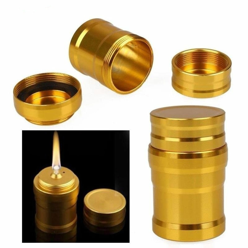 Camping Cooking Alcohol - Nowa Przenośna Metalowa Mini Lampa Alkoholowa