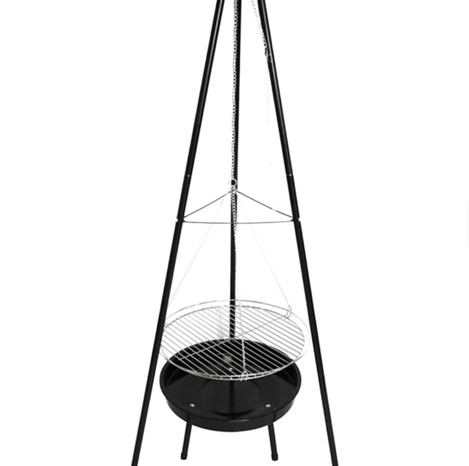 Camping Cooking Fire Stove - Wytrzymały grill wiszący na trójnogu z