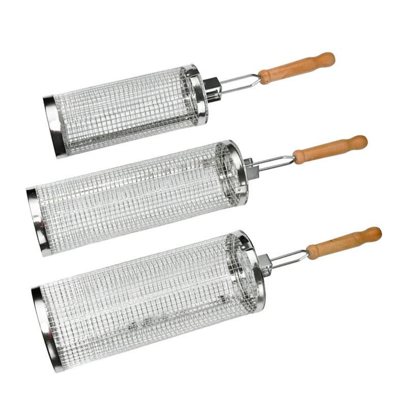 Camping Cooking Gifts - 1 szt. Obrotowa klatka do grillowania