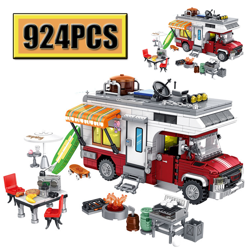 Camping Cooking Gifts - MOC 924 elementy Seria City Kamper