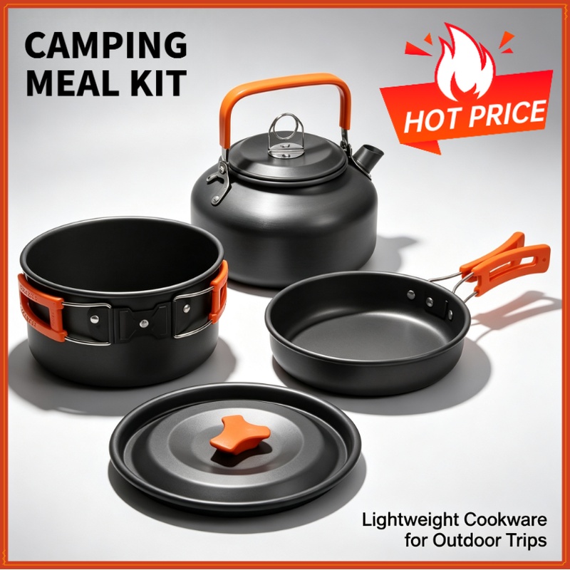 Camping Cooking Roll - Zestaw do gotowania na kempingu, naczynia