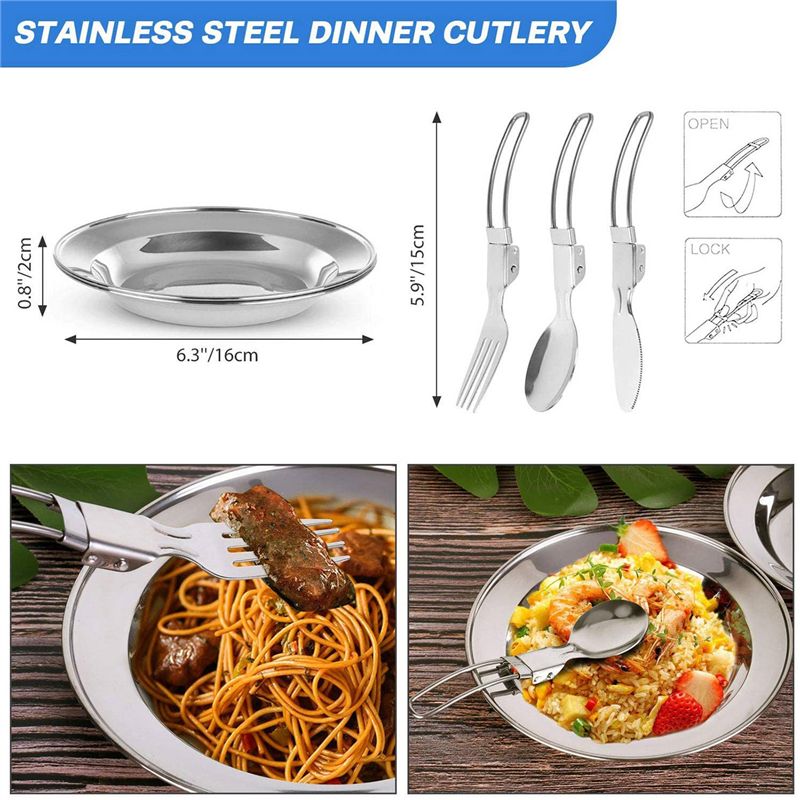 【KUPCY】 Zestaw naczyń kempingo – Camping Cooking Pots And Pans recenzja i cena