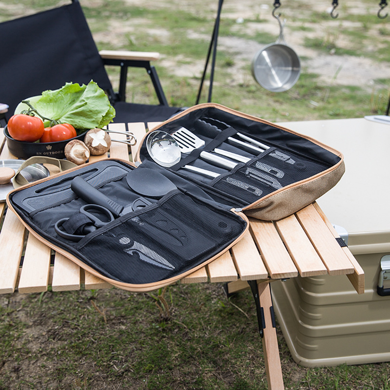 8-częściowy zestaw naczyń kuch – Camping Cooking Roll recenzja i cena