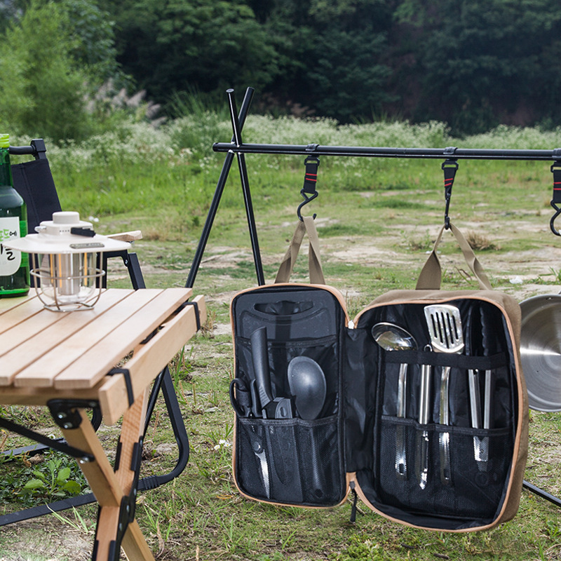 8-częściowy zestaw naczyń kuch – Camping Cooking Roll recenzja i cena