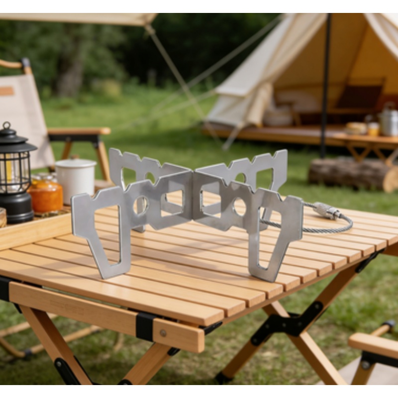 1 Para Stalowych Stojaków Krzy – Camping Cooking Alcohol recenzja i cena