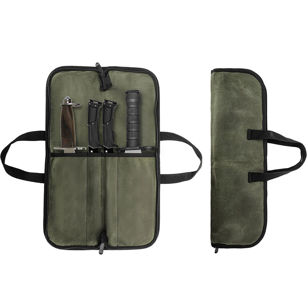 Torba na noże z woskowanego pł – Camping Cooking Roll recenzja i cena