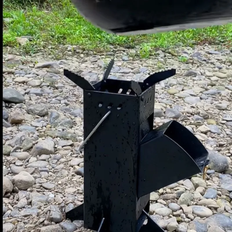 Zintegrowana składana kuchenka – Camping Cooking Fire Stove recenzja i cena