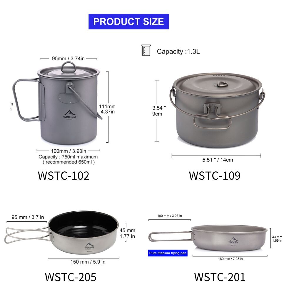 Widesea Camping zastawa stołow – Camping Cooking Roll recenzja i cena
