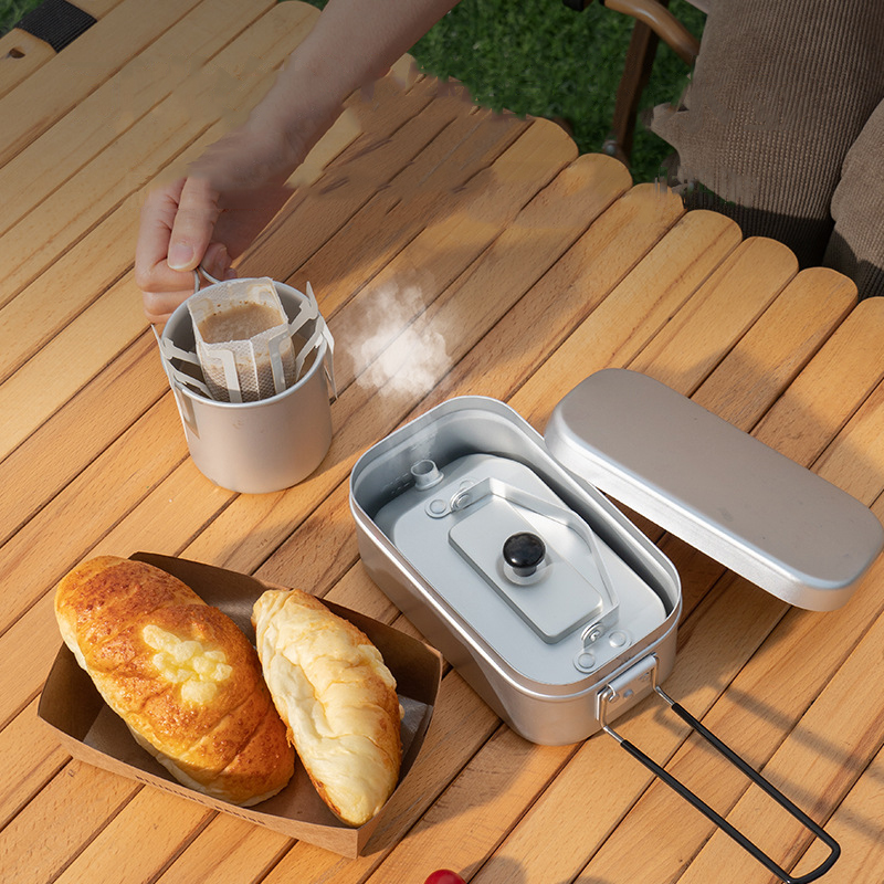 Ultralekki przenośny piknikowy – Camping Cooking Set With Kettle recenzja i cena