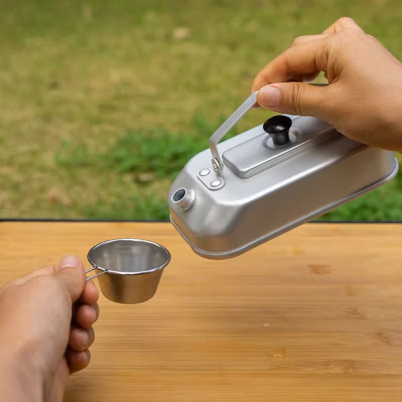 Ultralekki przenośny piknikowy – Camping Cooking Set With Kettle recenzja i cena