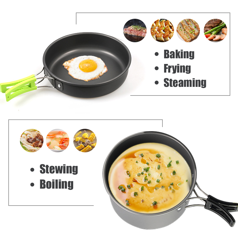 WESTTUNE Zestaw naczyń kemping – Camping Cooking Roll recenzja i cena