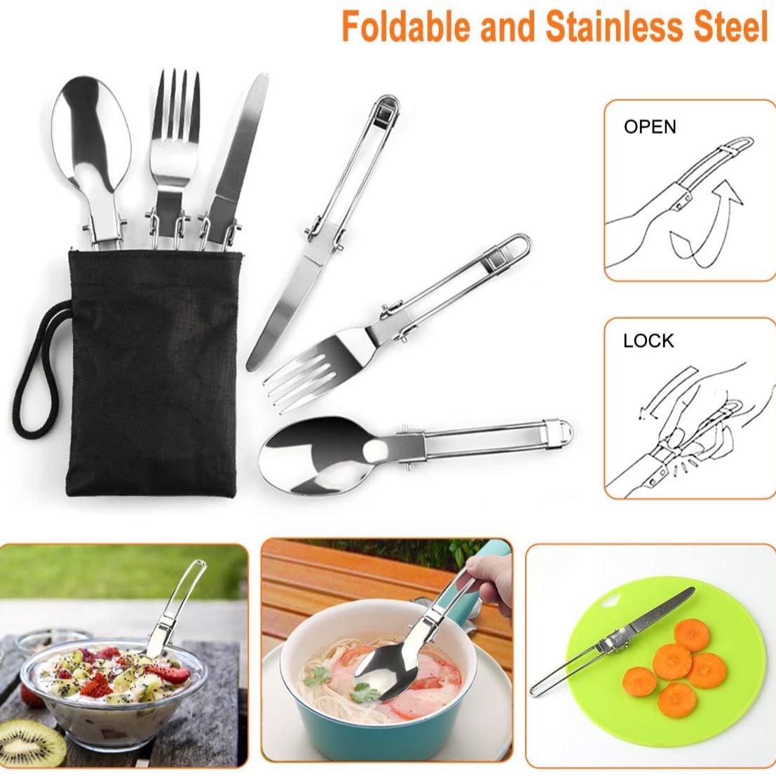 Kompletny zestaw kempingowy dl – Camping Cooking Set With Kettle recenzja i cena