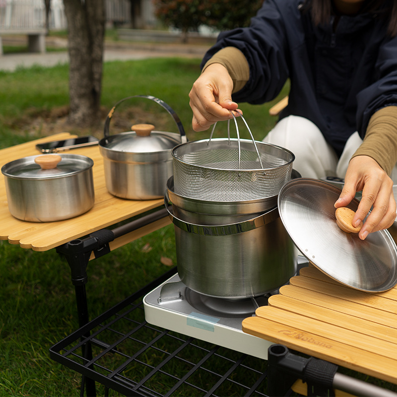 NOBANA najnowszy zestaw garnkó – Camping Cooking Roll recenzja i cena