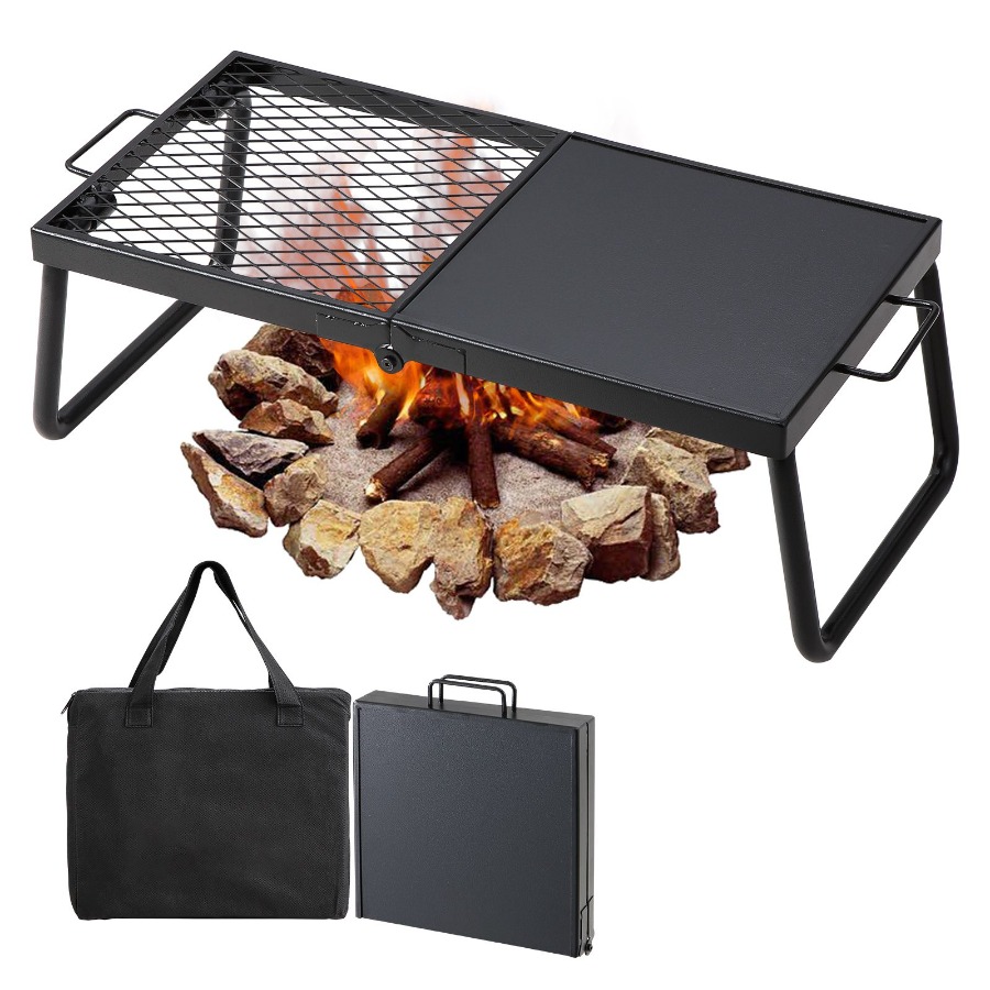 Składany grill na ognisko, wyt – Camping Cooking Over Fire recenzja i cena