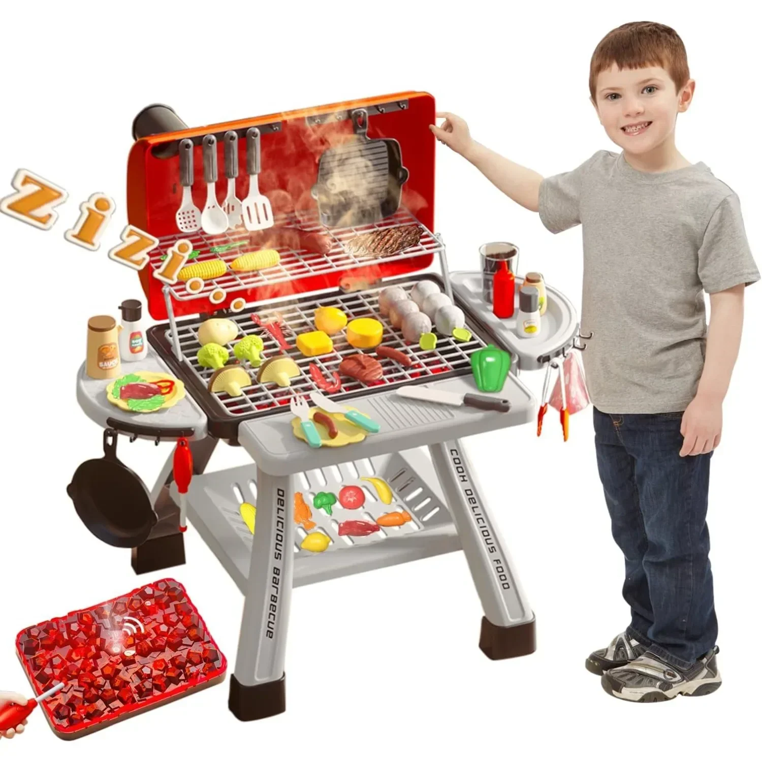 Zestaw zabawek do grillowania  – Camping Cooking Gifts recenzja i cena