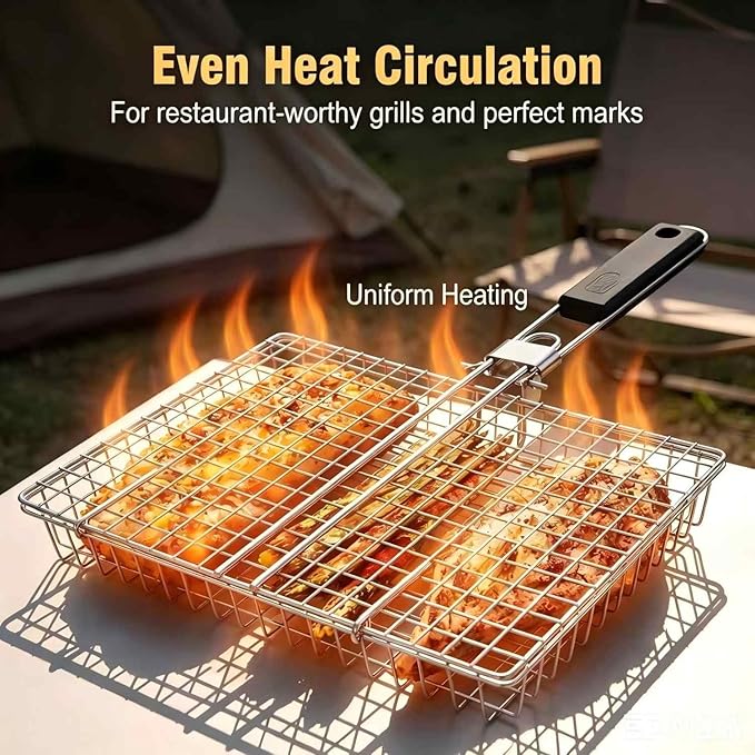 Duży składany kosz do grillowa – Camping Cooking Gifts recenzja i cena