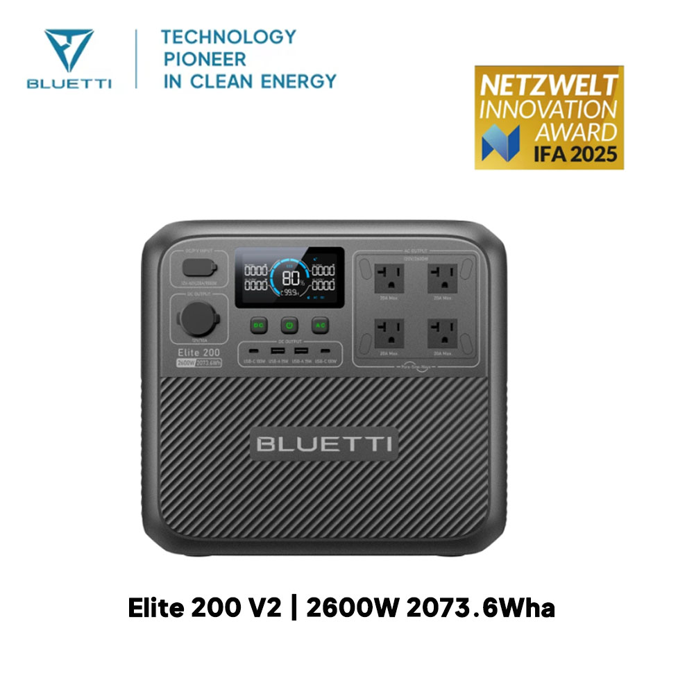【Renew】BLUETTI Elite 200 V2 Pr – Camping Cooking Heater recenzja i cena