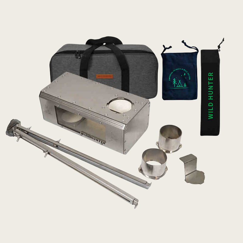 Kuchenka na drewno kempingowa  – Camping Cooking Fire Stove recenzja i cena
