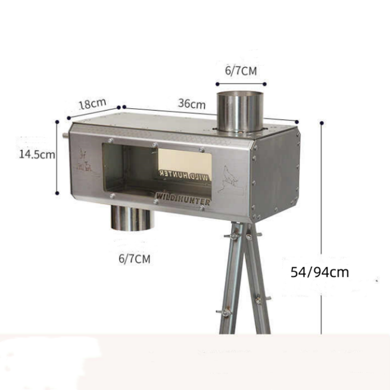 Kuchenka na drewno kempingowa  – Camping Cooking Fire Stove recenzja i cena
