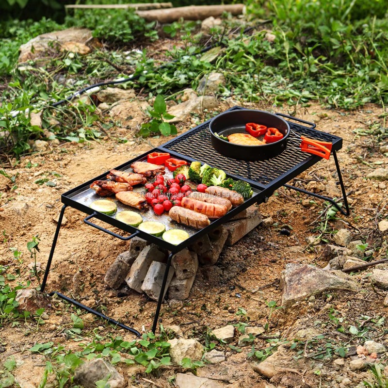 Ruszt do gotowania na zewnątrz – Camping Cooking Over Fire recenzja i cena