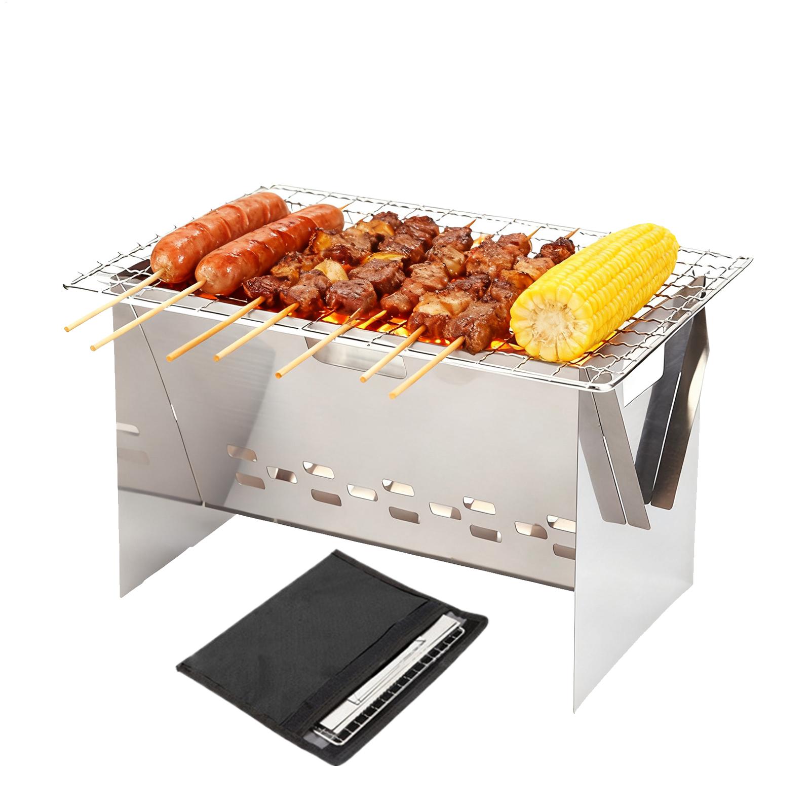 Grill na węgiel drzewny ze sta – Camping Cooking Fire Stove recenzja i cena