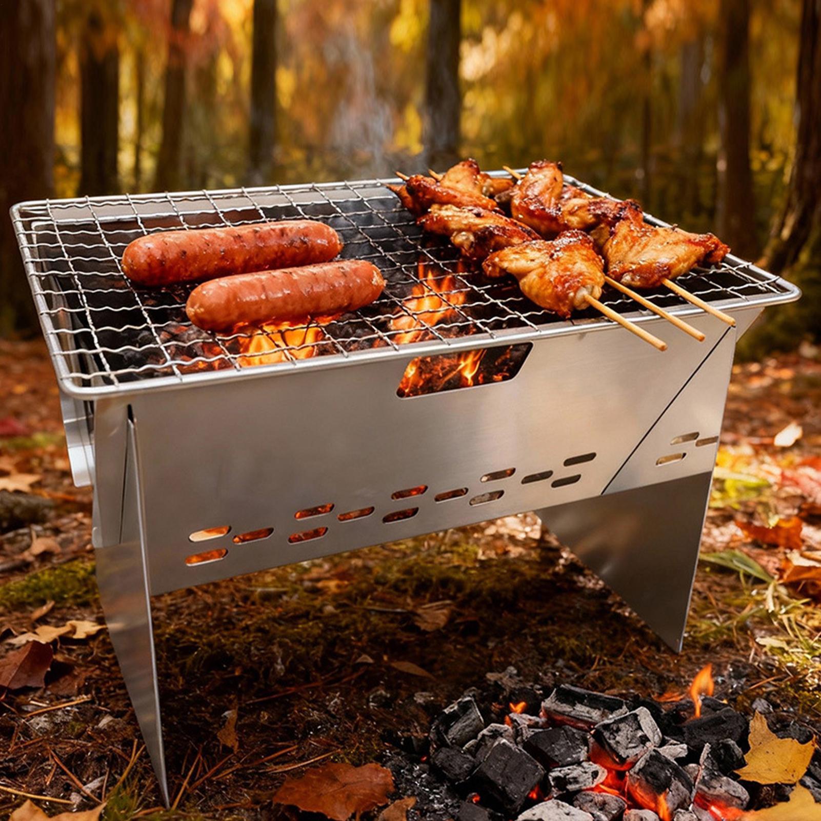 Składany Przenośny Grill Węglo – Camping Cooking Fire Stove recenzja i cena