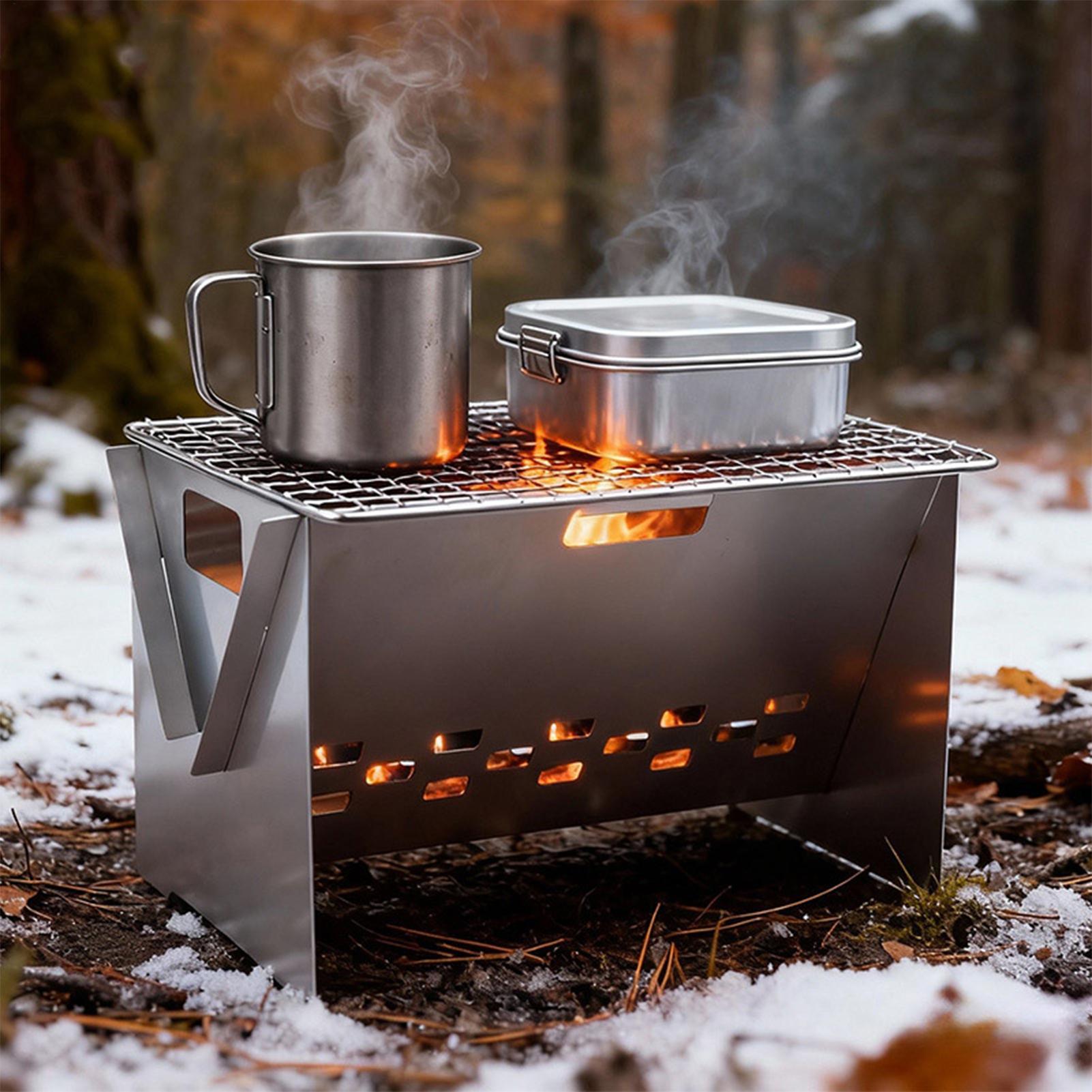 Składany Przenośny Grill Węglo – Camping Cooking Fire Stove recenzja i cena