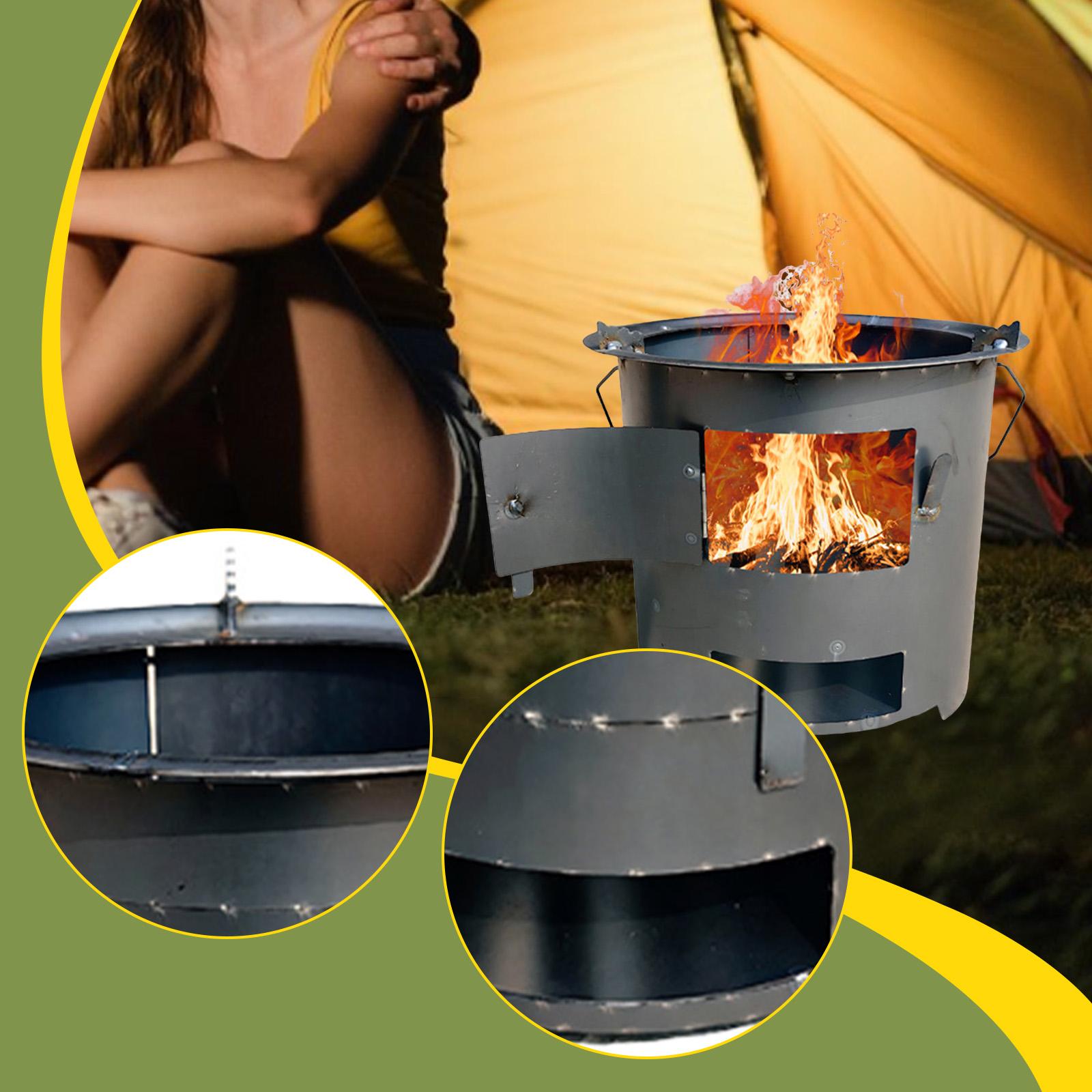 Kominek na drewno do użytku we – Camping Cooking Over Fire recenzja i cena